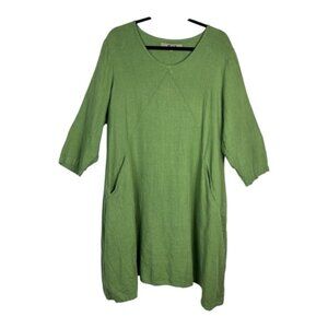 Linen Dress w/Pockets